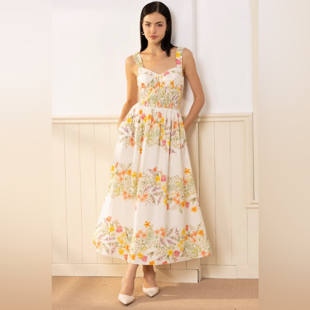 NWT Yumi Kim Briana Dress - floral / wildwood - XL
